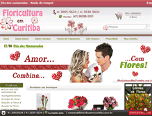 Tablet Screenshot of floriculturaemcuritiba.com.br